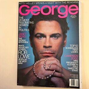 George Magazine Rob Lowe Cover September 1999